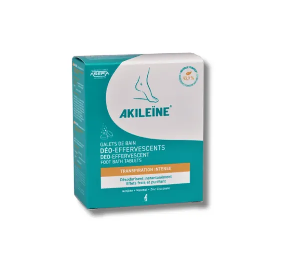 Akileïne Deo-efferveszierende Badeperlen - Box mit 6 Perlen à 12g - image 1