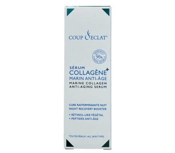 Nacht-anti-Aging-Meereskollagenserum mit strahlendem Teint - Pipettenflasche mit 30 ml - image 1