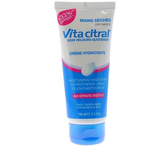 Vita Citral Feuchtigkeitscreme für trockene Hände - 100 ml Tube