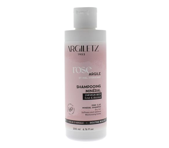 Shampoo mit rosa Tonerde und Honig für trockenes Haar Argiletz - Flasche mit 200 ml