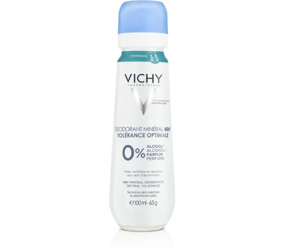 Mineral-Deodorant 48h optimale Verträglichkeit Vichy - Spray 100 ml - image 1