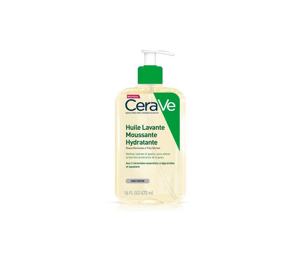 Feuchtigkeitsspendendes schäumendes Waschöl Cerave - Pumpflasche mit 473 ml - image 1