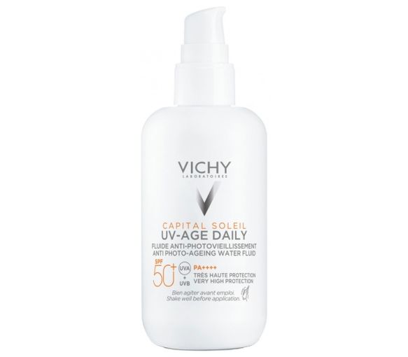 Capital Soleil UV-Age Daily Fluid Anti-Fotofalterung SPF50+ Vichy - Pumpflasche mit 80ml - image 1
