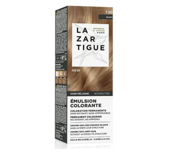 Färbemulsion 7.00 Blond Lazartigue - Tube mit 60 ml