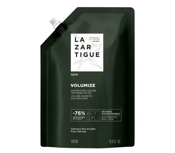 Volumize Shampoo für Volumen Lazartigue - Eco-Nachfüllpackung von 500 ml