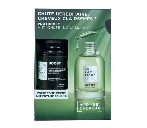 Coffret gegen fortschreitenden Haarausfall Lazartigue - Set mit 2 Produkten - image 1