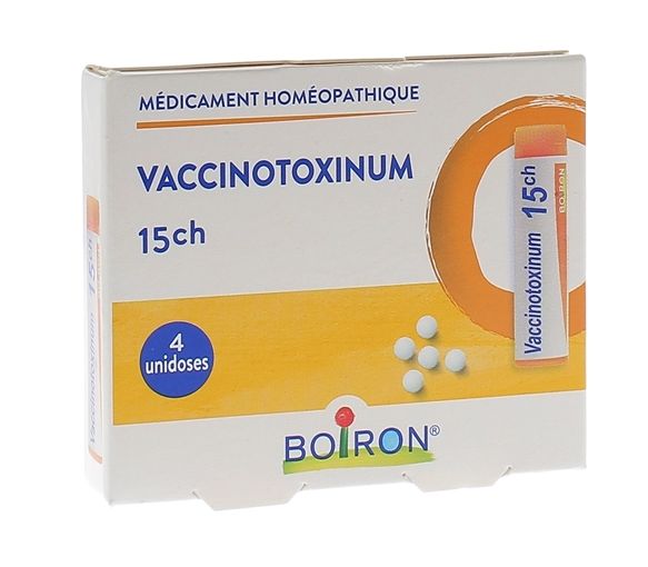 VACCINOTOXINUM 15CH Globuli Boiron - 4 Dosen zu 1g