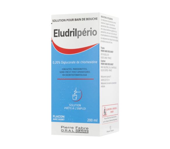 Eludrilperio 0,2% Digluconat von Chlorhexidin - Flasche mit 200 ml - image 1