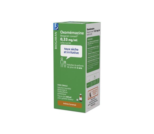 Oxomemazin 0,33mg/ml ohne Zucker Biogaran - Flasche mit 150ml - image 1
