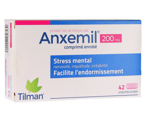 Anxemil 200mg psychischer Stress - Packung mit 42 überzogenen Tabletten - image 1