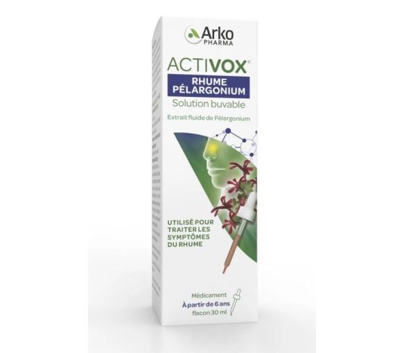Activox Erkältung Pelargonium Arkopharma - Pipettenflasche 30 ml - image 1