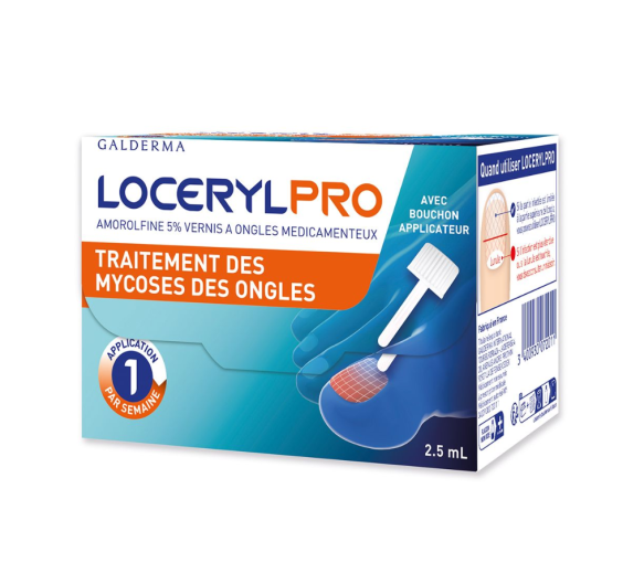 Locerylpro 5% medizinischer Nagellack - Flasche mit 2,5 ml