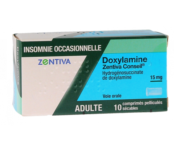 Doxylamin Zentiva 15 mg - Packung mit 10 teilbaren Filmtabletten - image 1