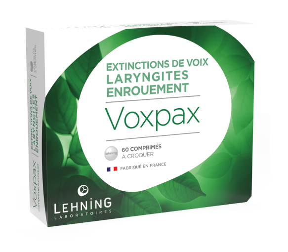 Voxpax Heiserkeit Tabletten Lehning - Packung mit 60 Tabletten