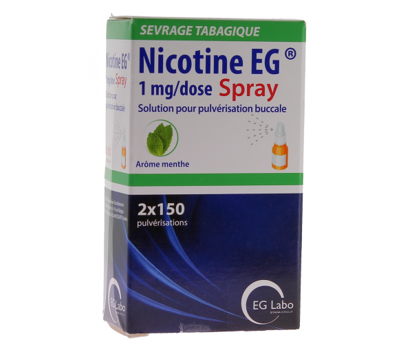 Nikotin EG 1 mg/Dosis Minze - Spray von 15 ml - image 1