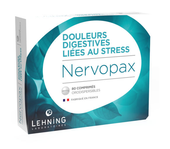 Nervopax Verdauungsschmerzen aufgrund von Stress Lehning - Packung mit 80 orodispersiblen Tabletten - image 1