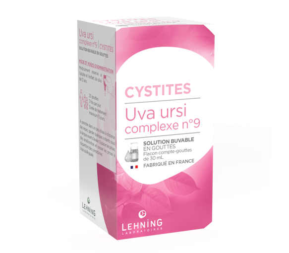 Uva ursi komplex N°9 Cystitis Lehning - Flasche mit 30 ml - image 1
