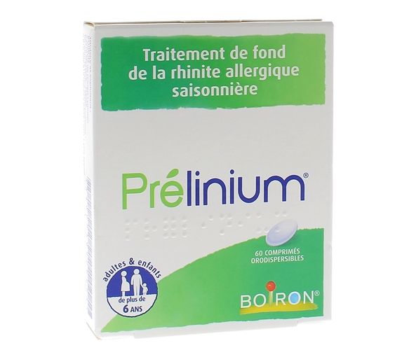 Prélinium Boiron - Packung mit 60 orodispersiblen Tabletten