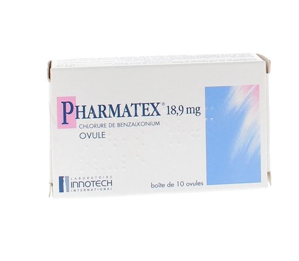 Pharmatex 18,9 mg - Packung mit 10 Zäpfchen
