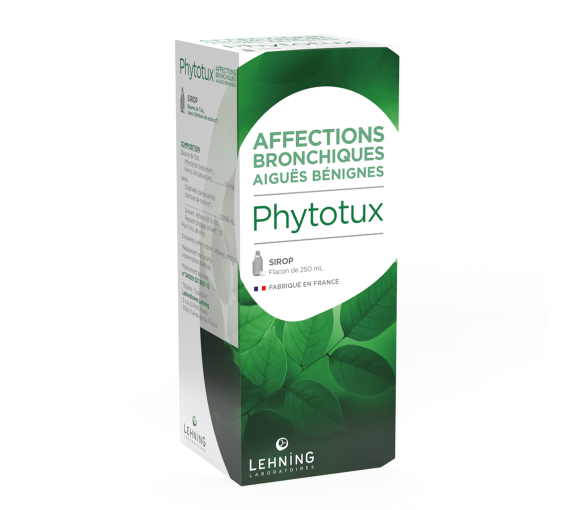 Phytotux Sirup bei akuten, benignen Bronchialerkrankungen Lehning - Flasche mit 250 ml