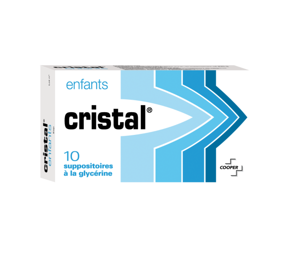 Cristal Kinder Glycerin Zäpfchen Cooper - Packung mit 10 Zäpfchen - image 1
