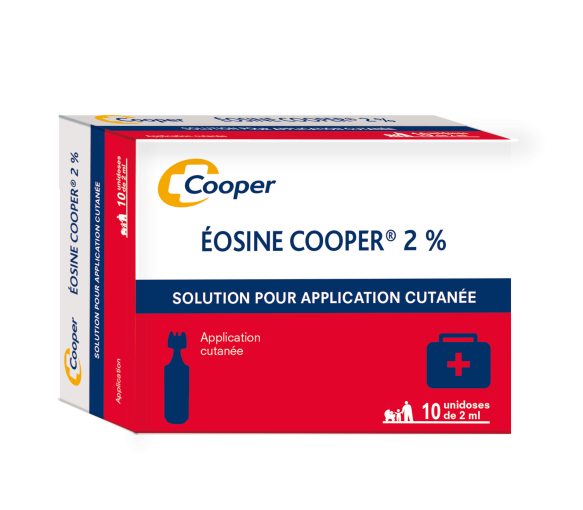 Eosin cooper 2% Lösung zur kutanen Anwendung - 10 Einzeldosen à 2 ml - image 1