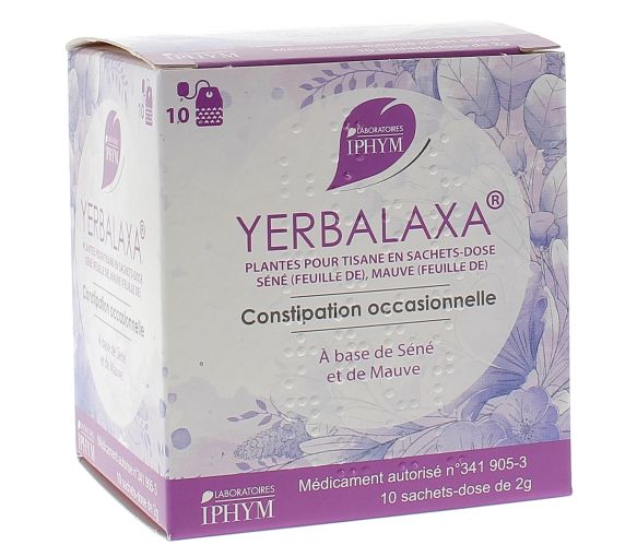Yerbalaxa Kräutertee gegen gelegentliche Verstopfung - Packung mit 10 Teebeuteln - image 1