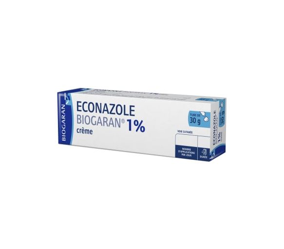Econazol-Creme 1% Biogaran - Tube mit 30 g