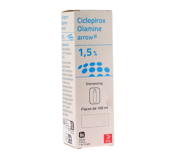 Ciclopiroxolamin-Pfeil 1,5% Shampoo - Flasche mit 100ml - image 1