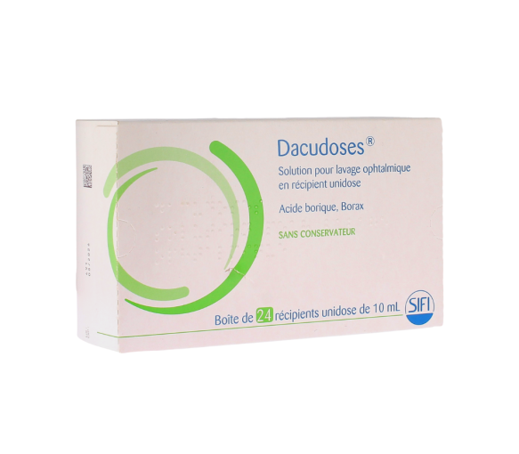 Dacudoses Lösung für die ophthalmologische Spülung in Einzeldosisbehälter Sifi - 24 Einzeldosisbehälter zu 10 ml - image 1