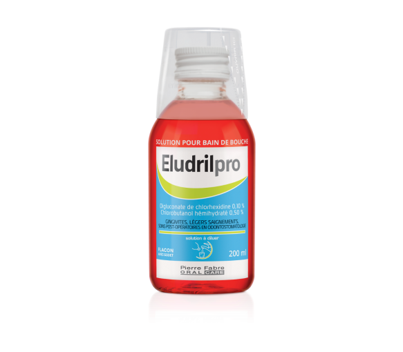 Eludrilpro Lösung für Mundspülung - Flasche mit 200 ml