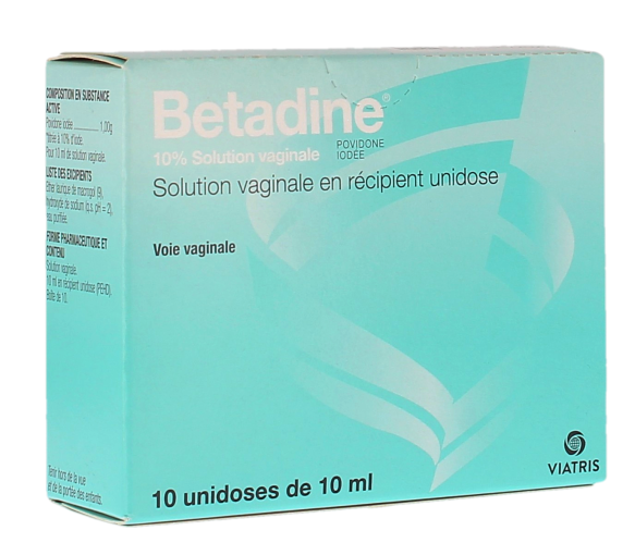 Betadine 10% vaginale Lösung in Einzeldosisbehälter - 10 Einzeldosen zu 10ml - image 1