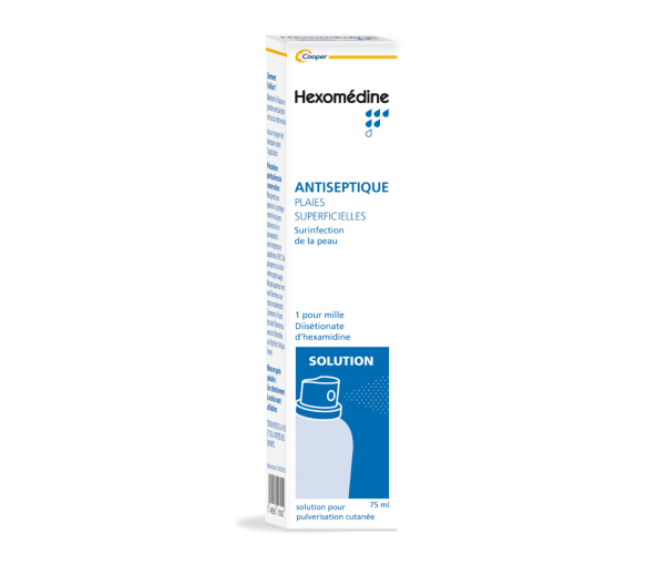 Hexomedine Lösung zur Hautsprühbehandlung - Flasche 75 ml - image 1