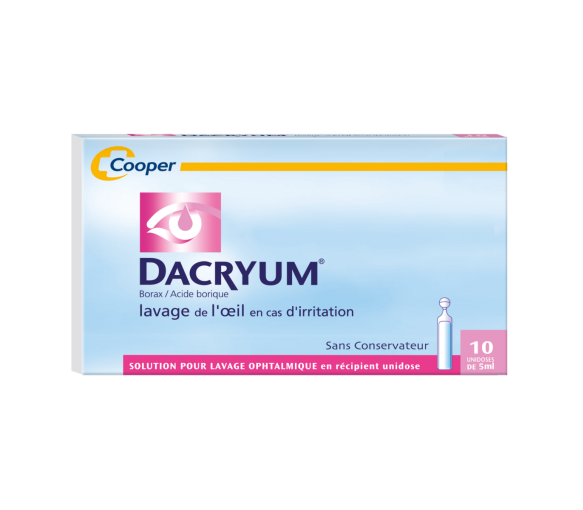 Dacryum Lösung für die Augenwäsche - 10 Einzeldosen