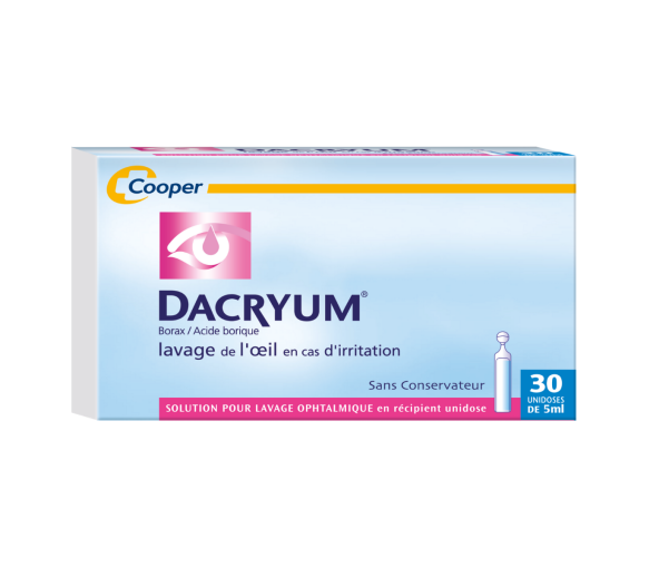 Dacryum Lösung für die Augenwäsche - 30 Einzeldosen