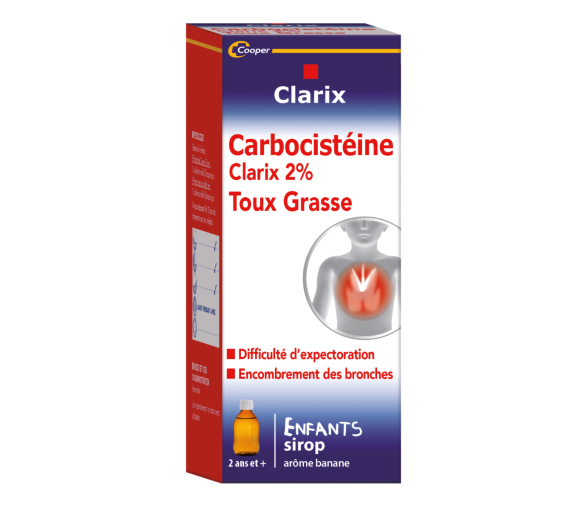 Clarix Expektorans 2% Sirup für Kinder - Flasche mit 150 ml