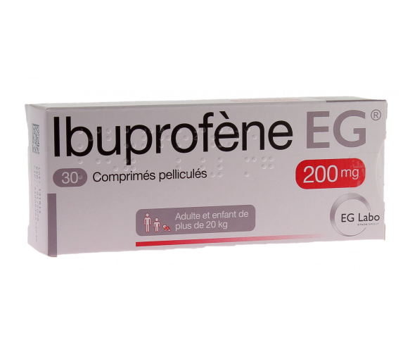 Ibuprofen EG 200mg - Packung mit 30 filmtabletten - image 1
