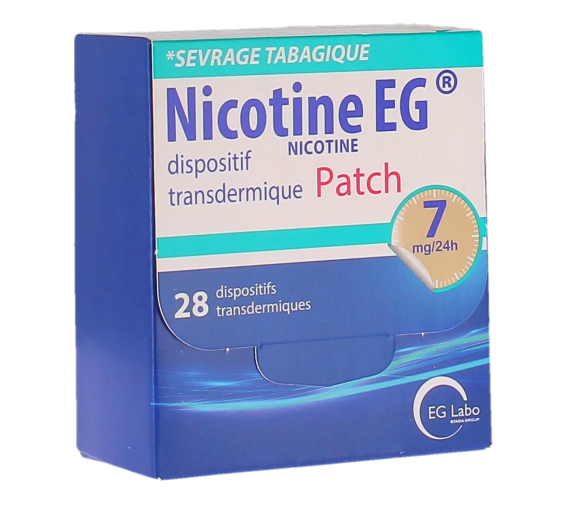 Nikotin EG transdermales System Pflaster 7mg/24h - Packung mit 28 transdermalen Systemen - image 1