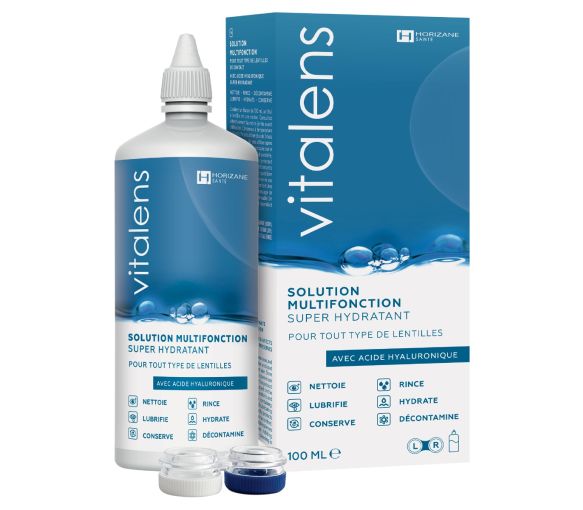 Vitalens multifunktionale Lösung für Kontaktlinsen - Flasche mit 100 ml - image 1