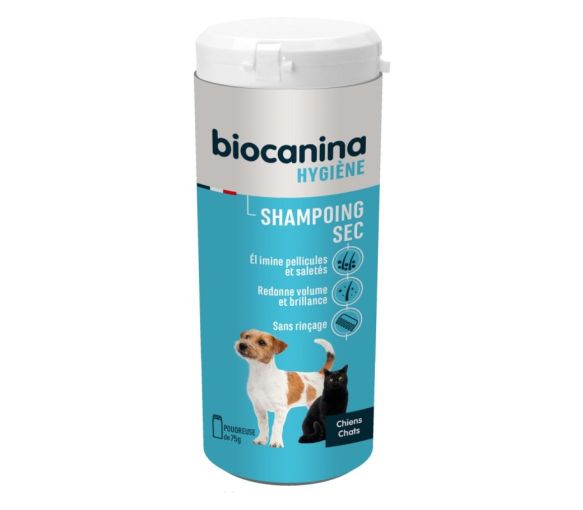 Trockenshampoo Biocanina - Pulverdose mit 75g