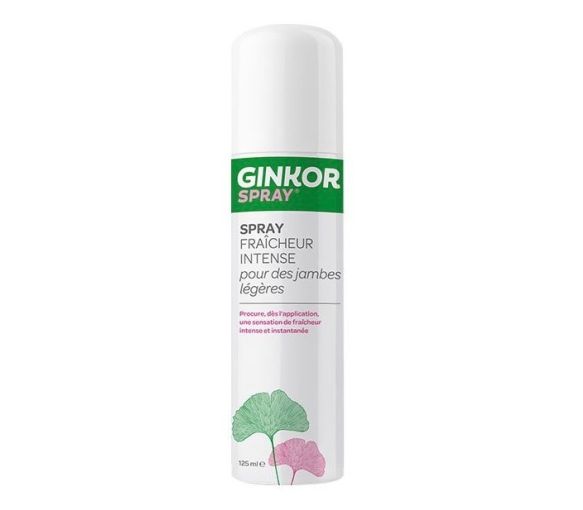 Intensive Frische Spray für leichte Beine Ginkor - Spray mit 125 ml