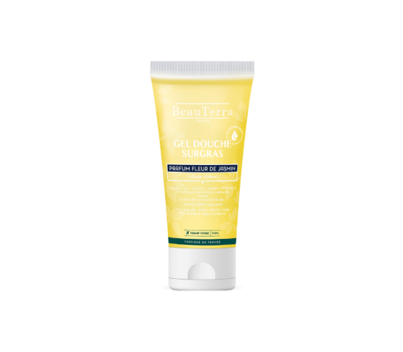 Duschgel mit überfettender Jasminblüte Beauterra - Tube mit 100 ml - image 1