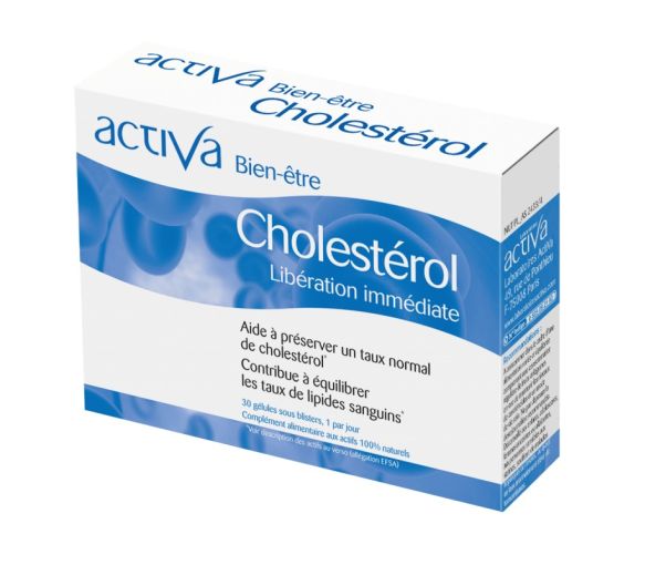 Activa Wohlbefinden Cholesterin - Packung mit 30 Kapseln - image 1