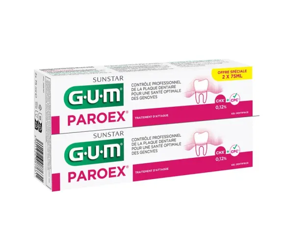 Paroex GUM Zahngel - 2x75 ml Pack