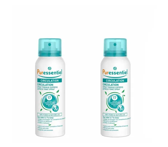 Spray zur Verbesserung der Durchblutung Puressentiel - 2er-Pack mit 100ml Sprays - image 1