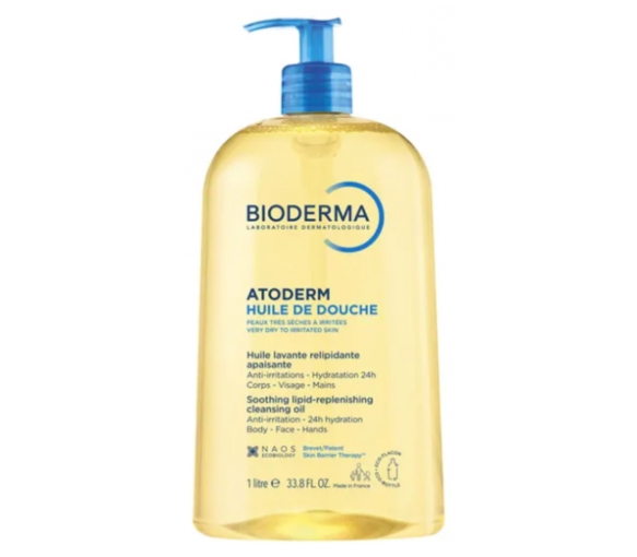 Atoderm Shower Oil Bioderma - 1L pump bottle - image 1