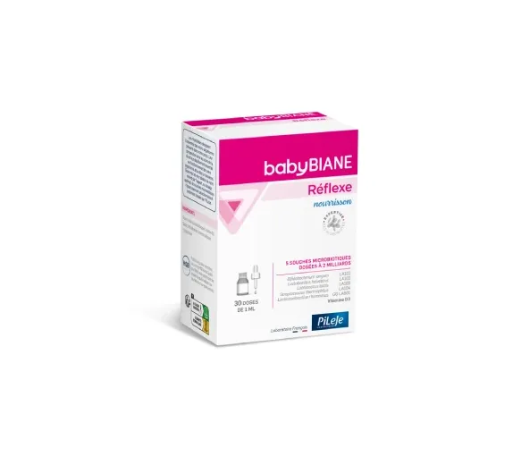Babybiane Reflex Säugling Pileje - Flasche mit Pipette 30 ml