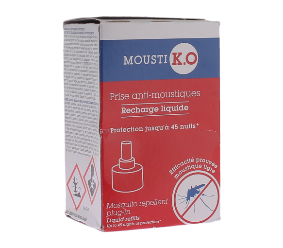 Mousti K.O. Flüssig-Nachfüllung für Mückenstecker Grüne Marke - eine Nachfüllung von 33 ml - image 1