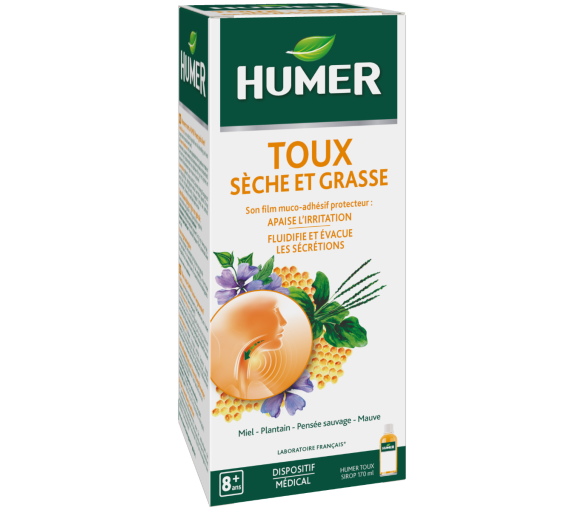 Humer trockener und feuchter Husten Sirup - Flasche mit 170 ml