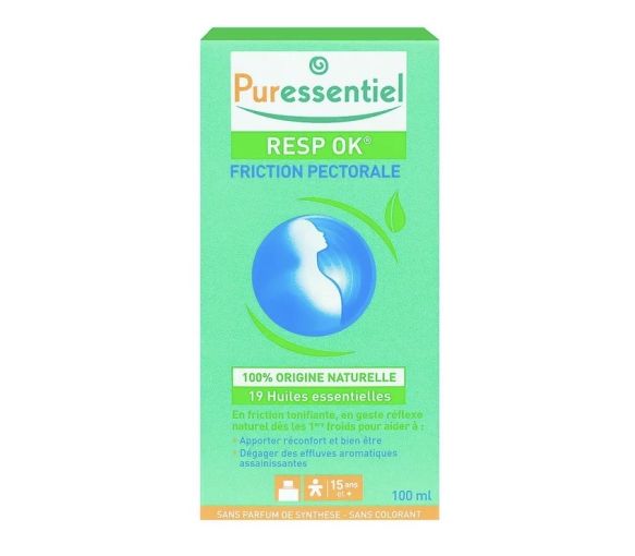Ok Reibung Brust mit 19 ätherischen Ölen Puressentiel - Flasche mit 100 ml - image 1